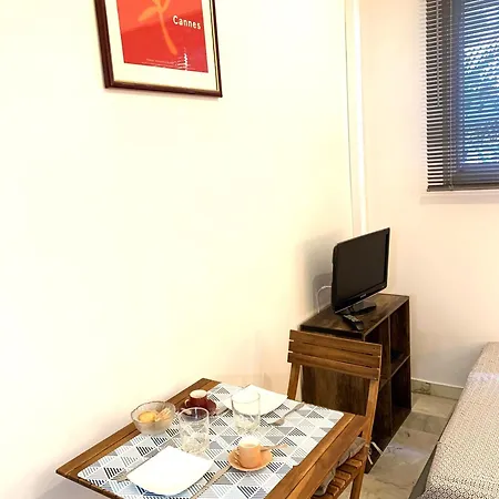 شقة Cannes Croisette Quiet Studio Ac Wifi 200 M From Sea كان